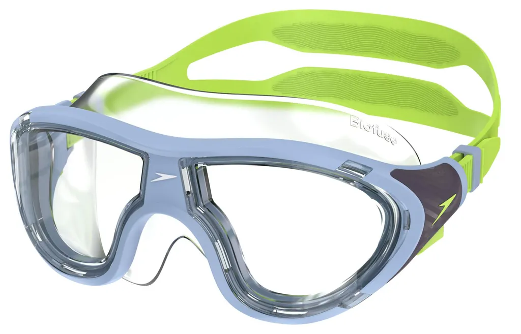 Masque Speedo Junior Biofuse 2.0 Violet pâle et Transparent pour Enfant