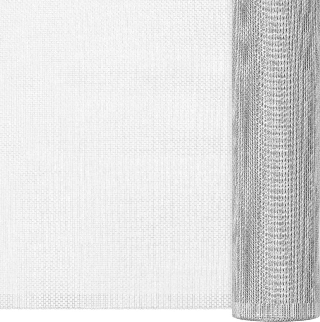 vidaXL Moskitiera aluminiowa 60x500 cm srebrna Zdjęcie produktu 