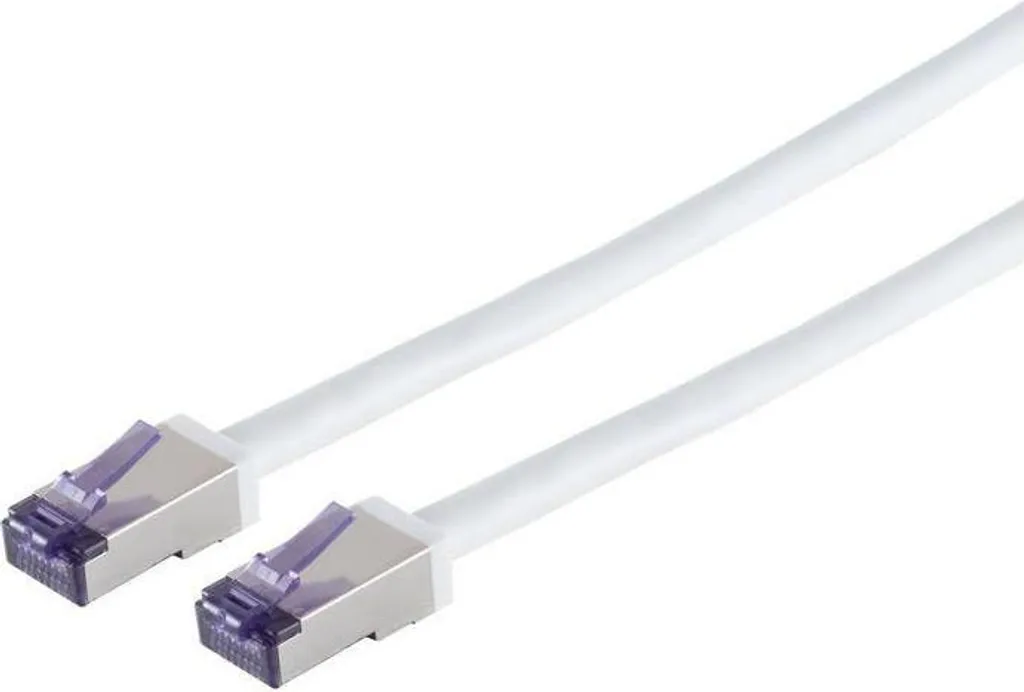 Cavo di Rete Lanview CAT6A S/FTP 20m Bianco | Alta Flessibilità 10Gbps