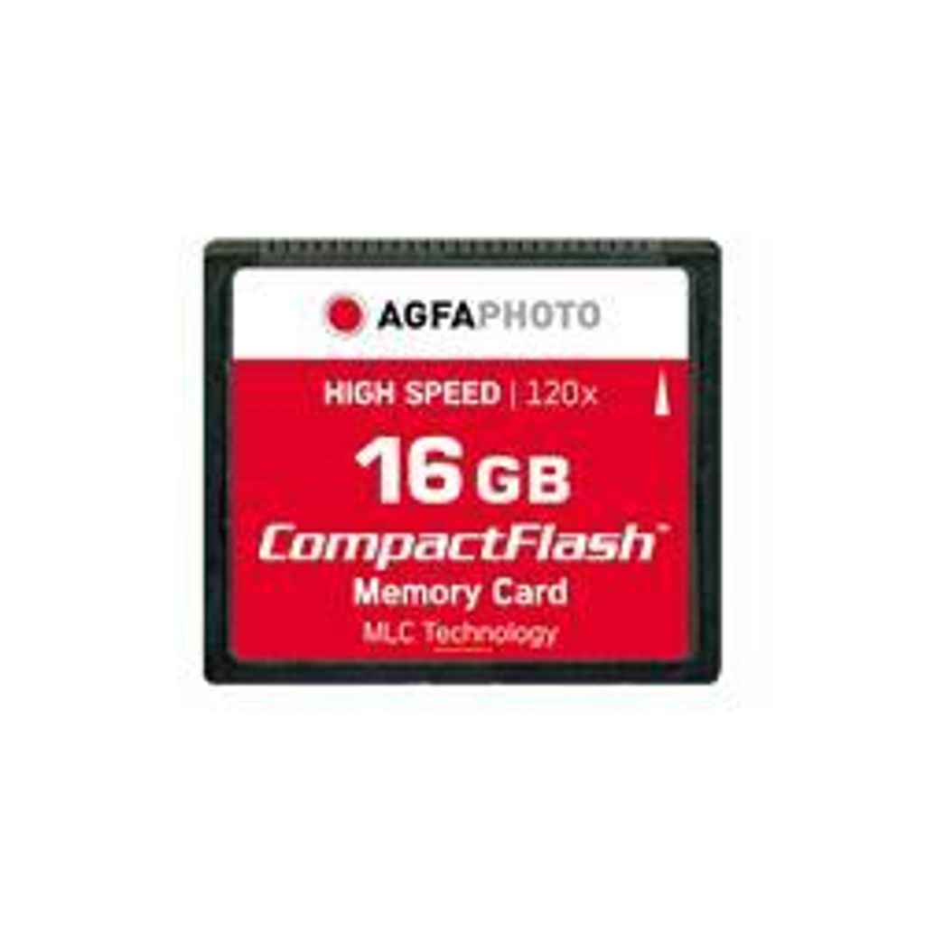 AgfaPhoto Compact Flash, 16GB, 16384 MB, Kompaktflash (CF), Produktbild 