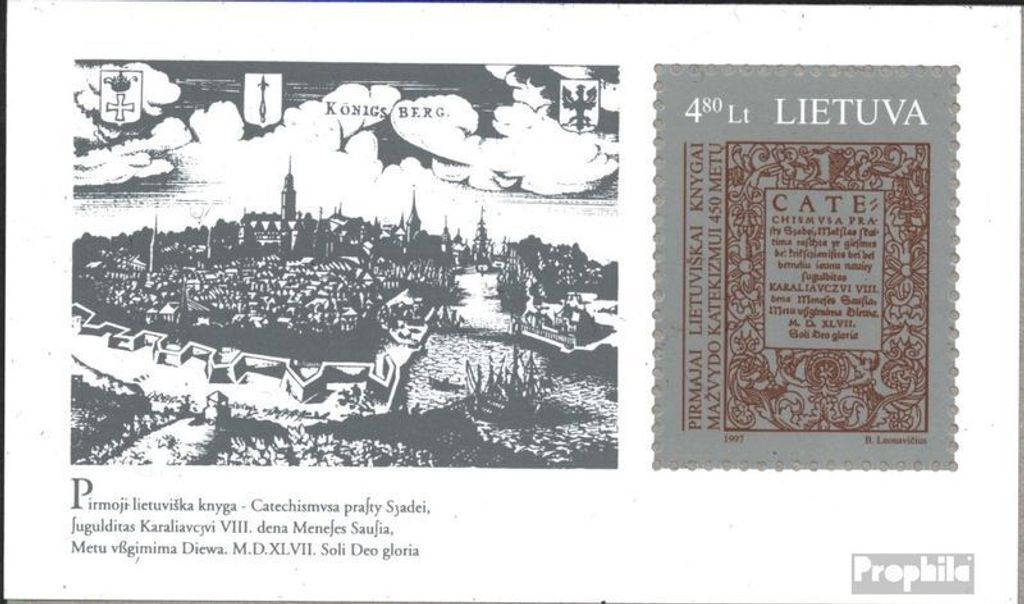 Briefmarken Litauen 1997 Mi Block9 (kompl.Ausg.) postfrisch Buch