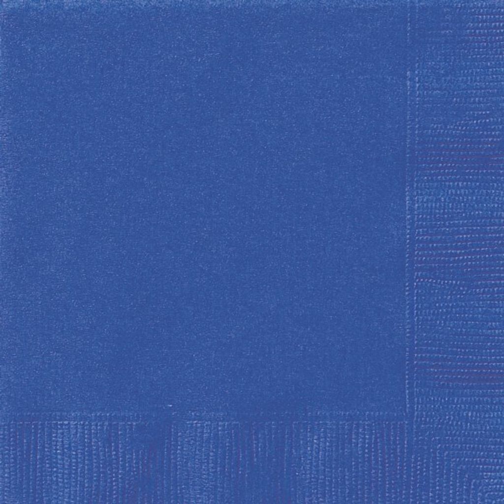 20 Blaue Servietten gross