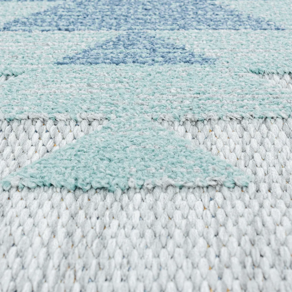 Bahama Jaky Tapis Extérieur Intérieur Bleu Rectangle 140x200cm Confort