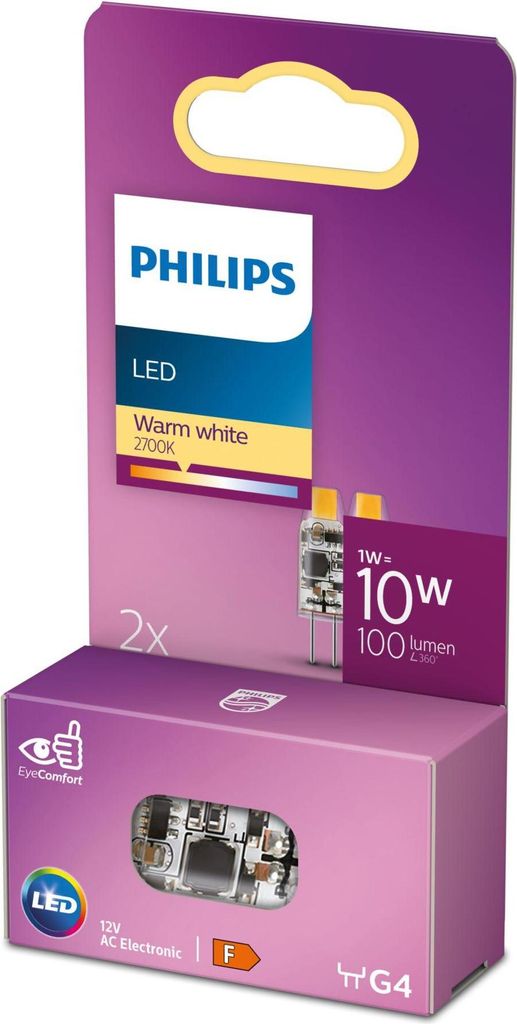 Philips LED Philips Brenner, 10 W Brenner G4 x2 LED-Lampe Produktbild 