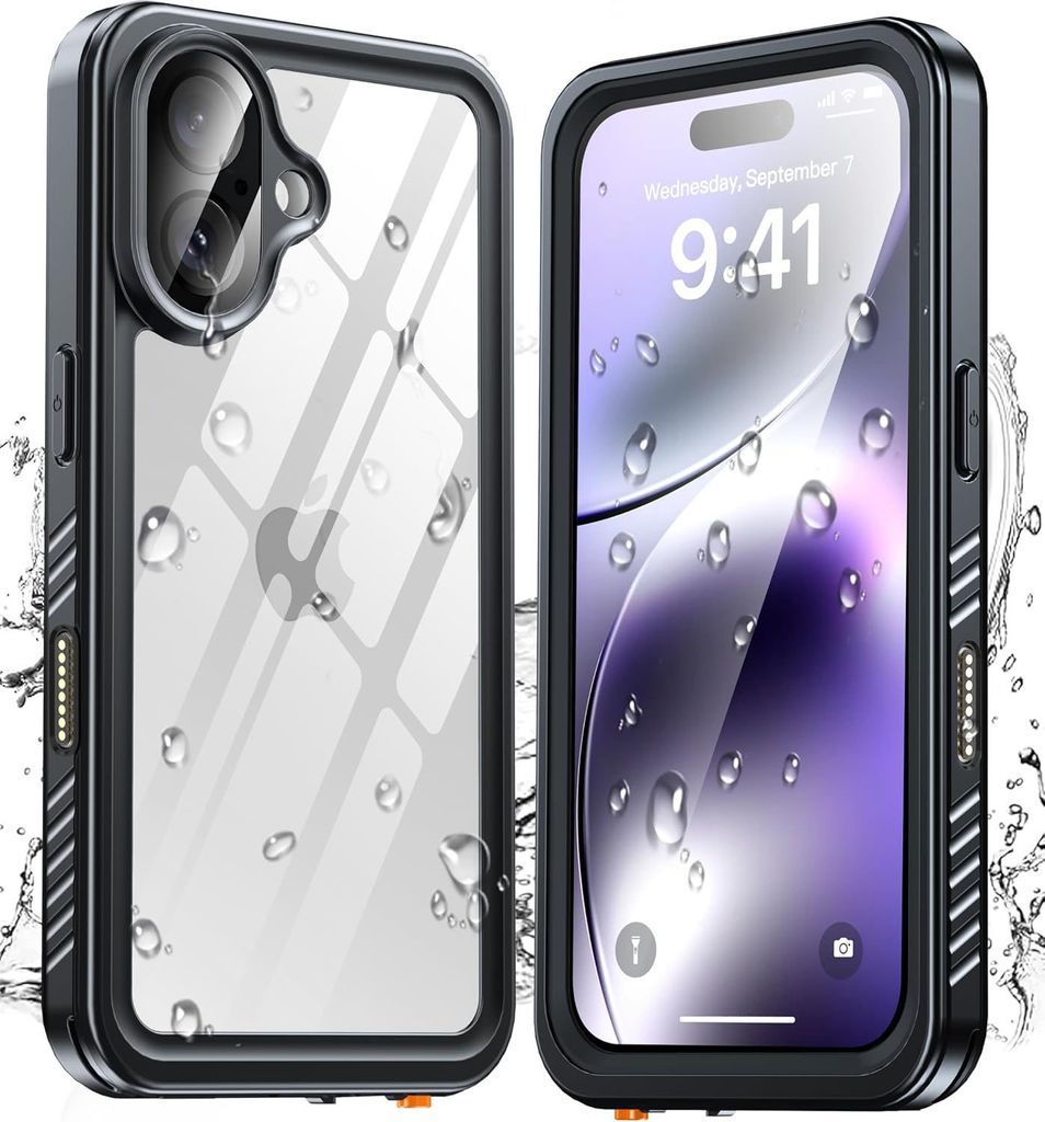 Custodia impermeabile per iPhone 16 Protezione completa Immagine del prodotto 