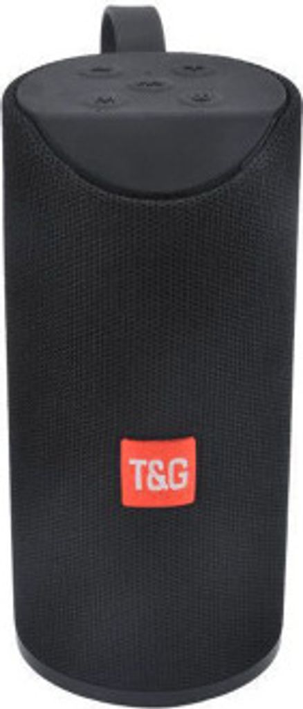 G113 10W tragbare Säule für den Außenbereich Drahtloser Bluetooth-Lautsprecher USB TF FM-Radio Musik Stereo-Subwoofer Für PC MP,(Schwarz)