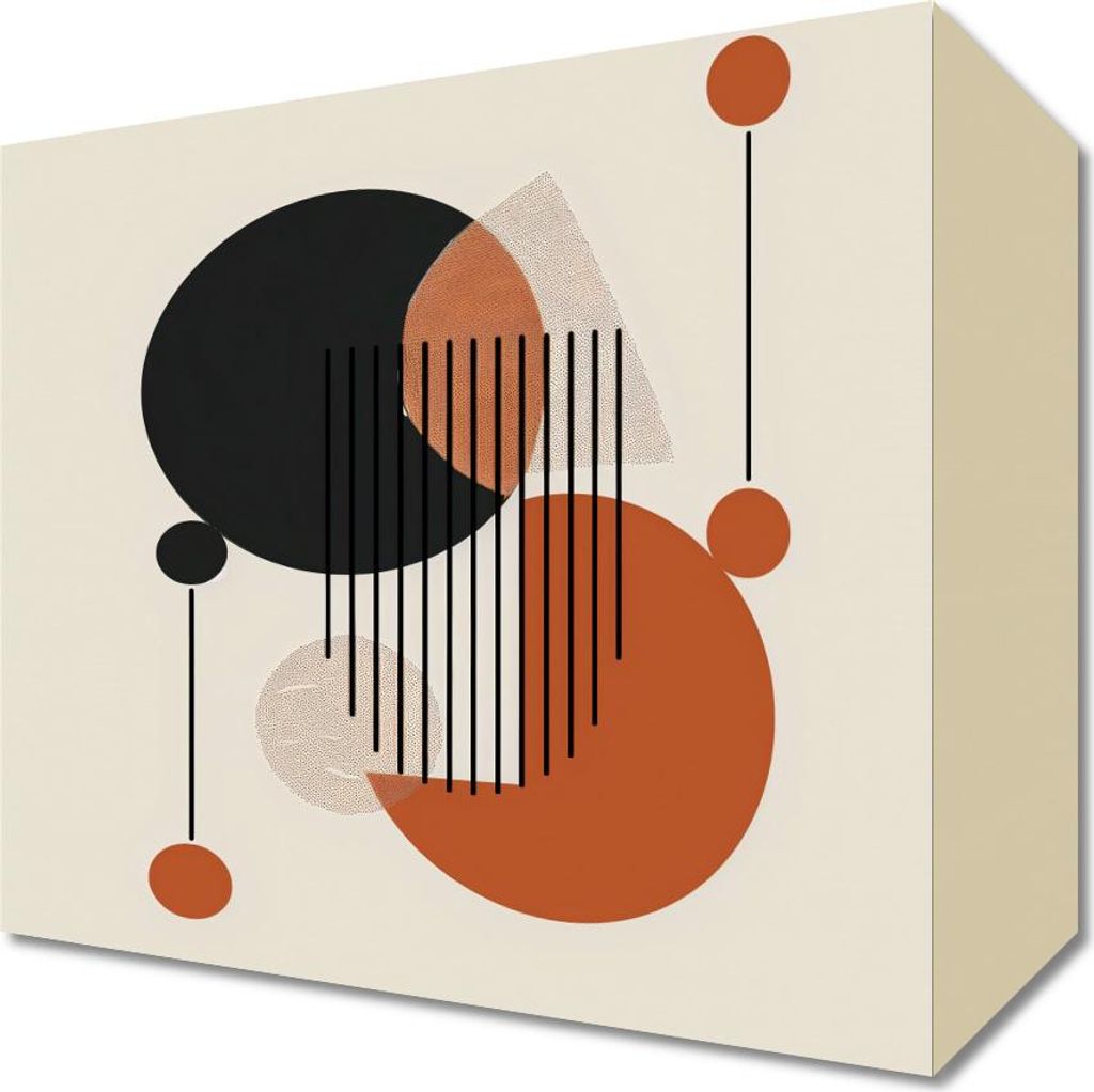 Bild 20x20cm Dynamik und Form