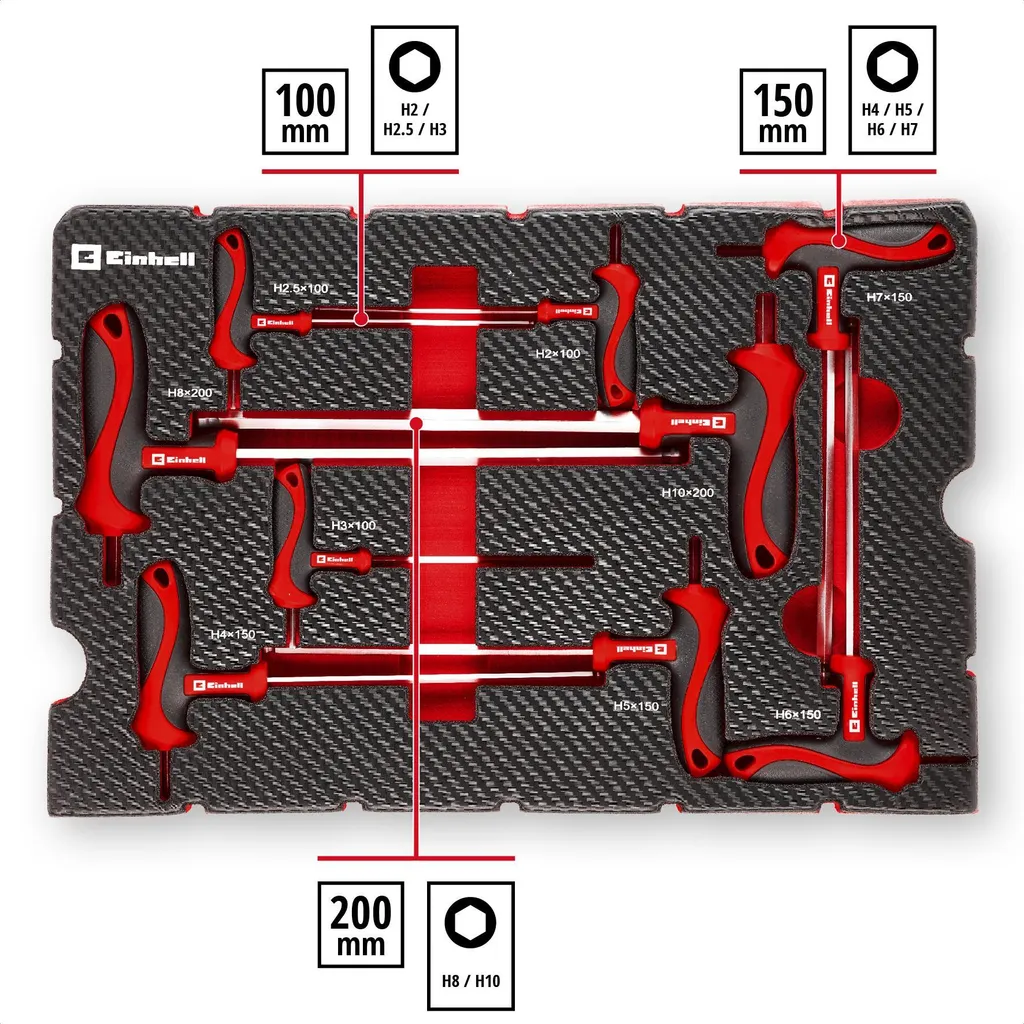 Tournevis pour Montage de Machines Einhell avec Rangement E-Case Pro - 12