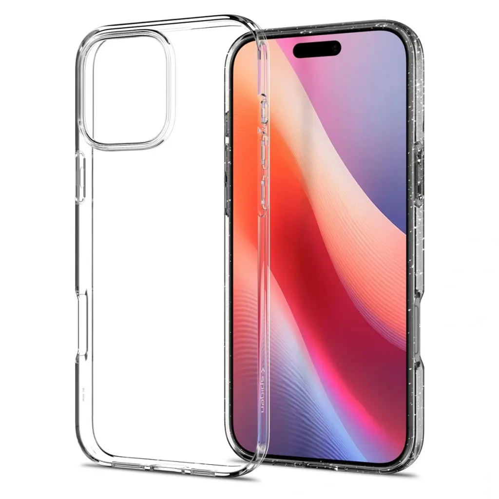 Coque iPhone 16 Pro Max Transparente Pailletée Spigen Liquid Crystal Case