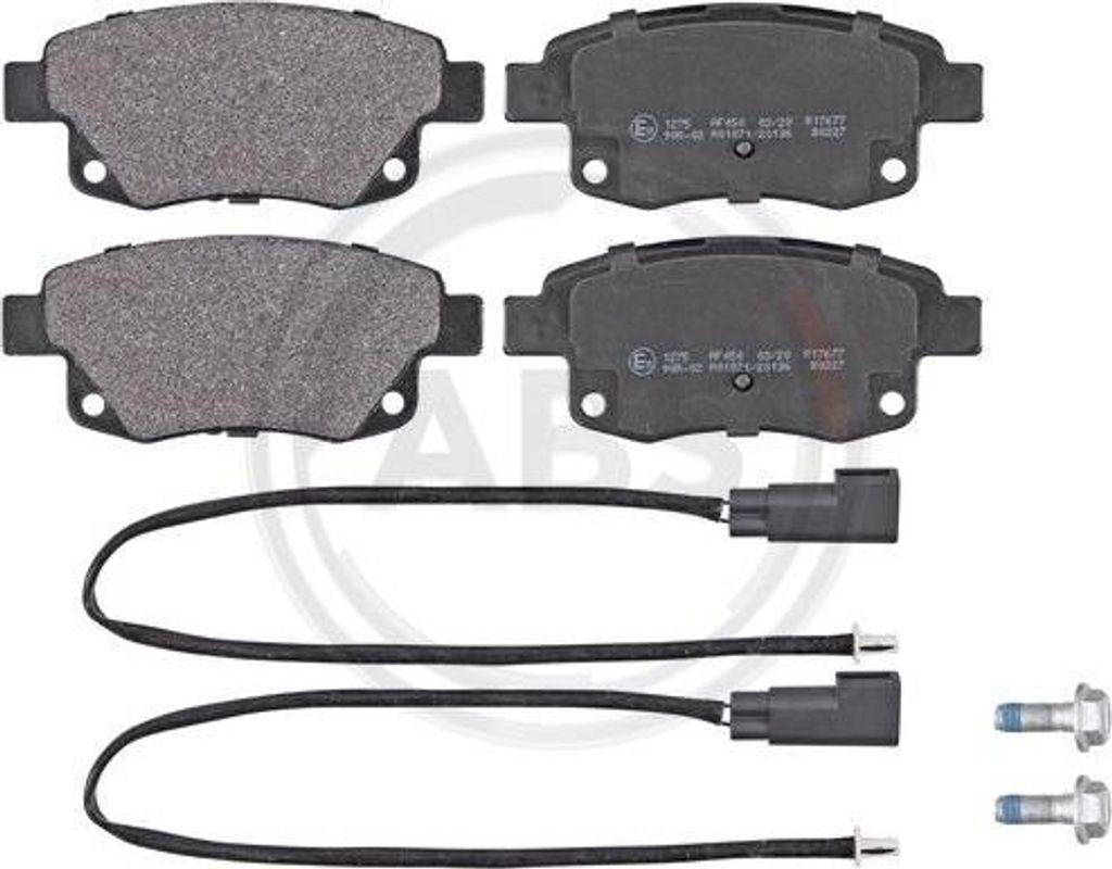 A.B.S. 37560 Bremsbelagsatz, Scheibenbremse OE 1371454 kompatibel mit Transit