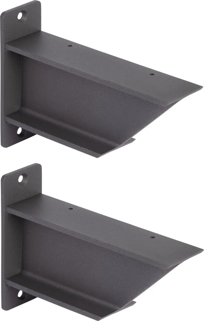 Coppia Mensola Alberts Loki 130x203x46mm - Supporti Acciaio Robusti