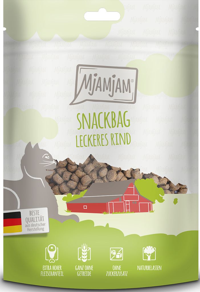 Mjamjam 125gx8 Snackbag leckeres Rind