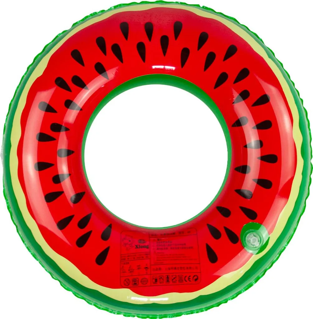 Roue de Plage Pastèque Gonflable en PVC Résistant pour Loisirs Aquatiques