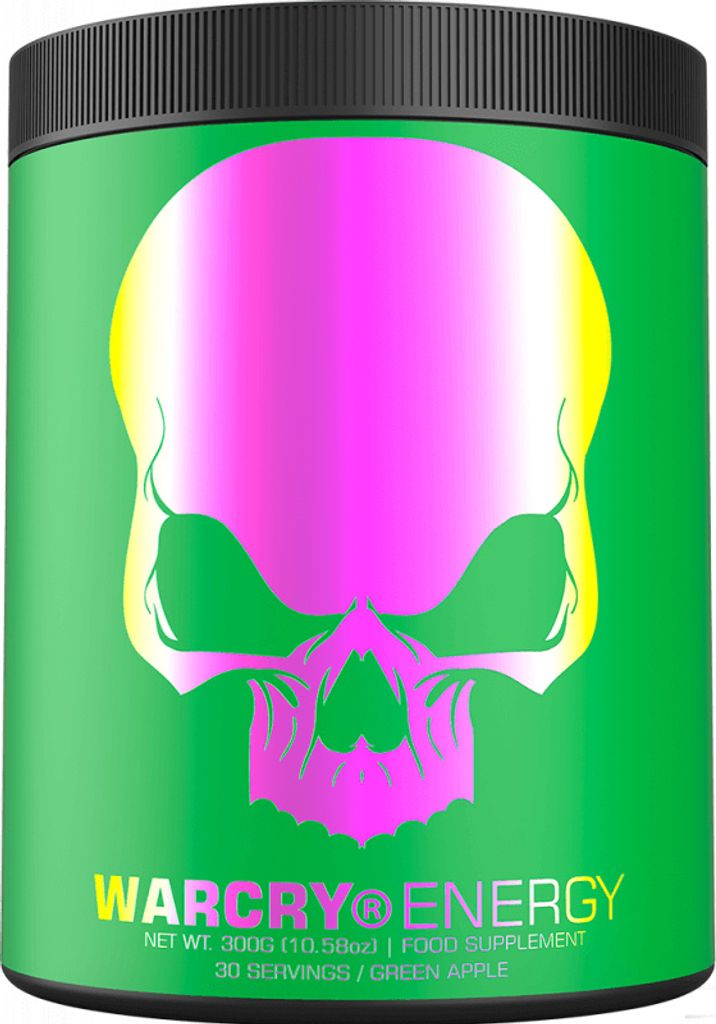 Genius Nutrition WARCRY Energy (300g) Green Apple - Pre-Workout - Pre-Workout Booster
