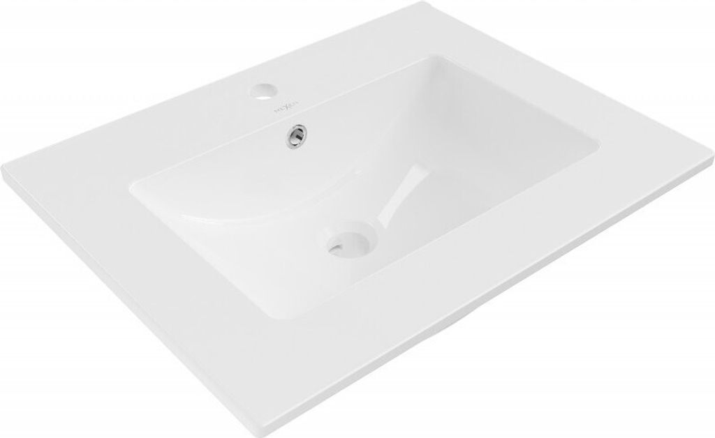 Mexen Atena umyvadlo zapuštěné do desky 60 x 46 cm, Bílá - Obrázek produktu 