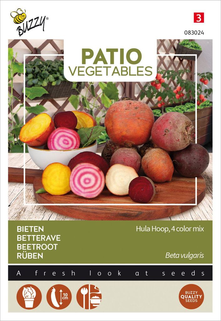 Buzzy Patio Veggies Rüben Hula Hoop 4 Farbenmischung Samen Produktbild 