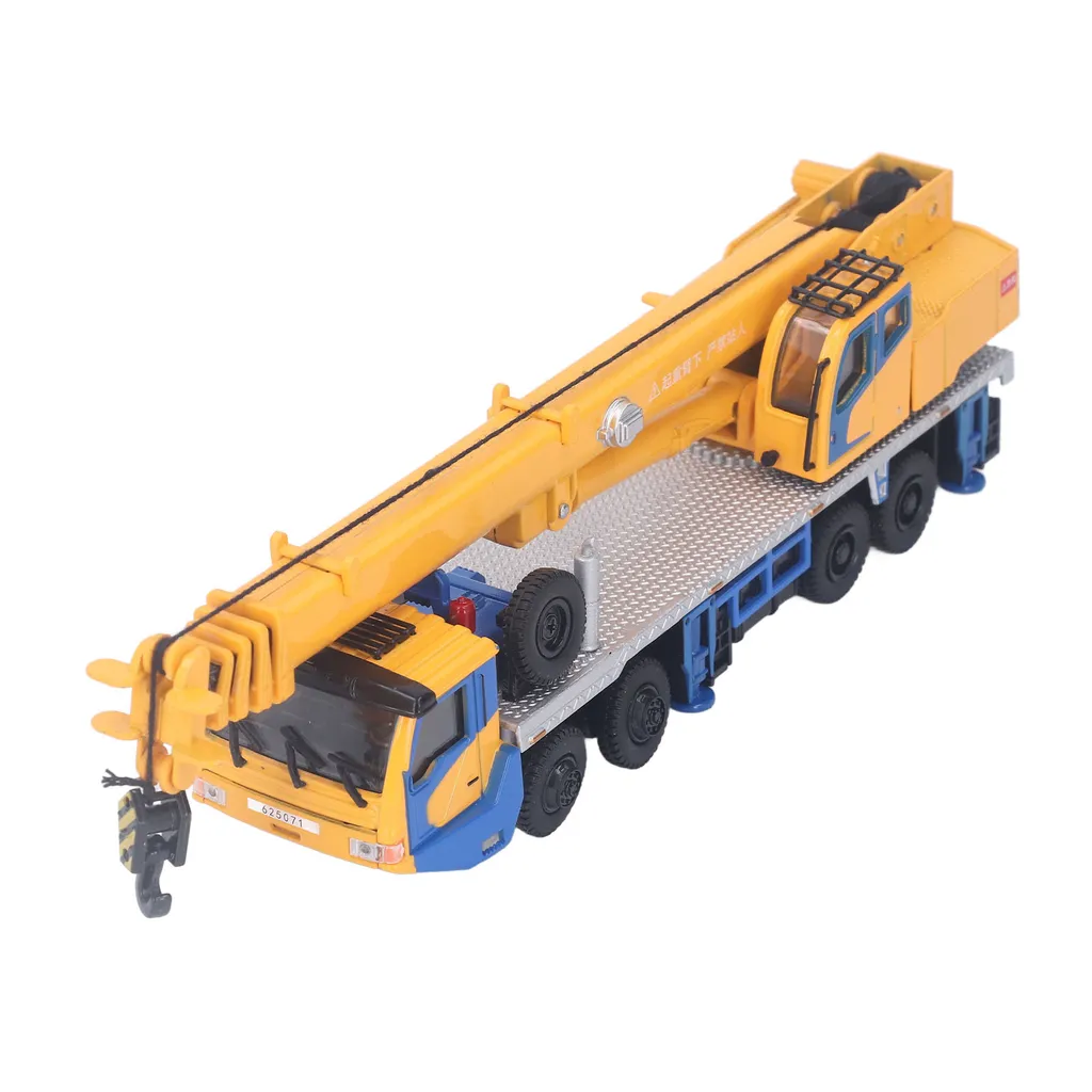 Modèle réduit camion-grue pour diorama - Miniature de levage réaliste 1:55