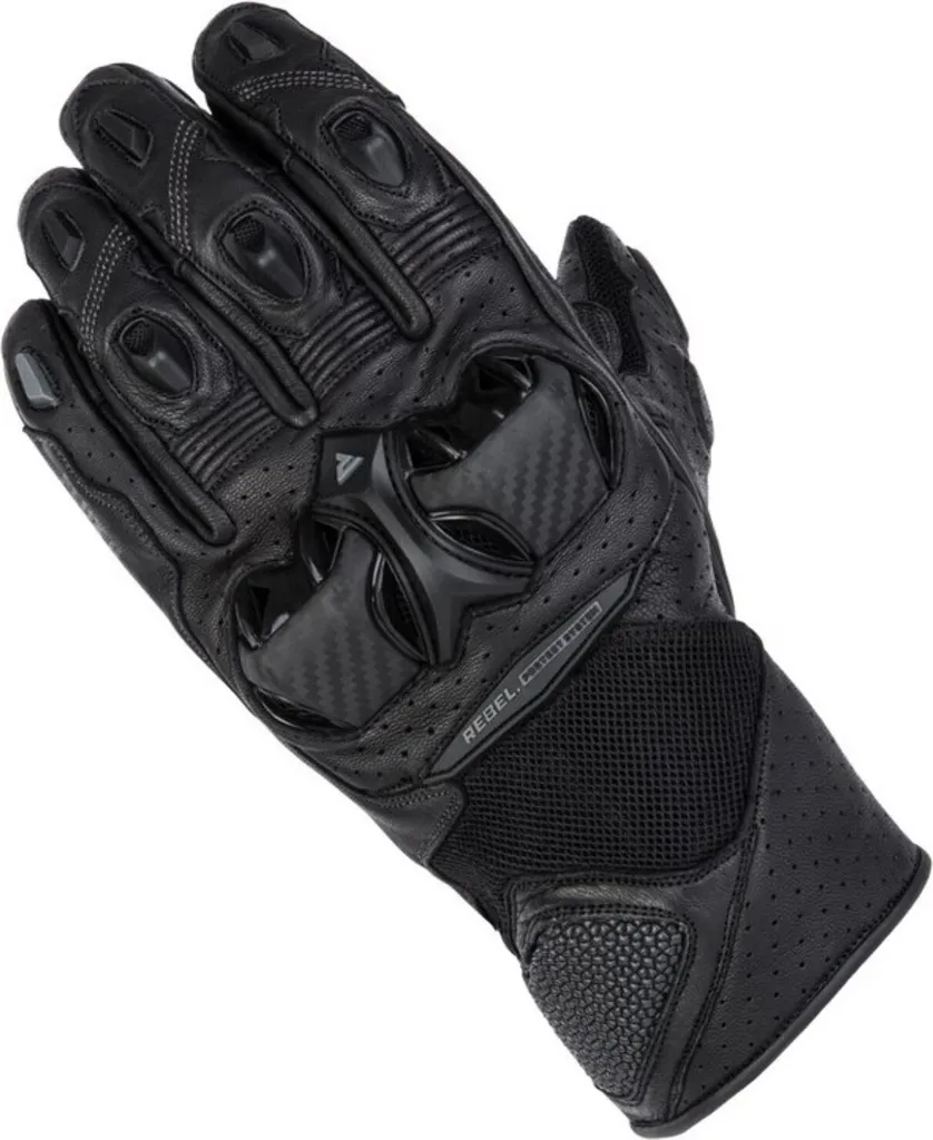 Rebelhorn Flux II RHGLVFLUXII01 Gants Moto Été en Cuir et Mesh Sport