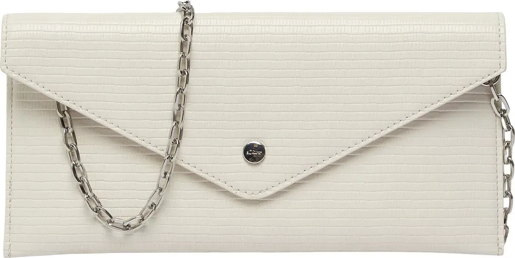 Sac à Main s.Oliver pour Cérémonie et Soirée Clutch Marron et Écru