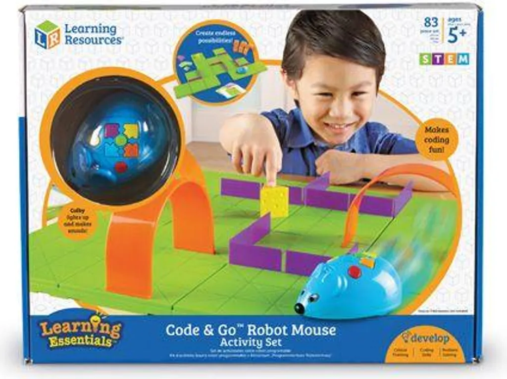 Souris robotique de programmation préscolaire - Kit STEM sans écran 40 pas - 6
