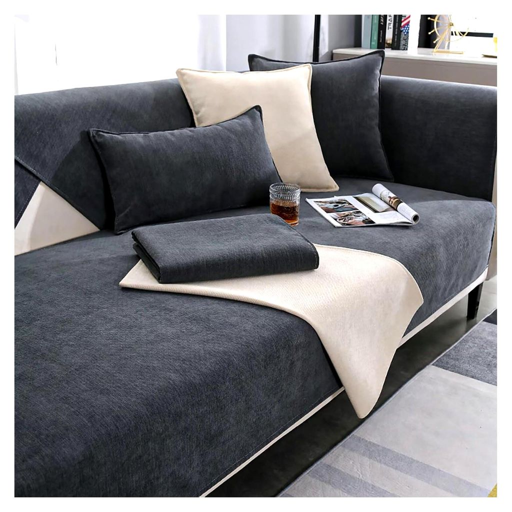 Sofaüberzug, Sofadecken für 1- bis 4-Sitzer, Überwurfdecken für Sofas, rutschfester Sofaschoner, Couchbezug zum Schutz vor Katzen und Hunden, S...