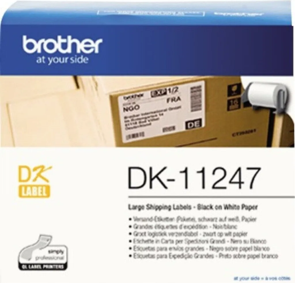 Étiquettes pour colis et expédition 103x164mm Brother DK-11247 QL-1060N