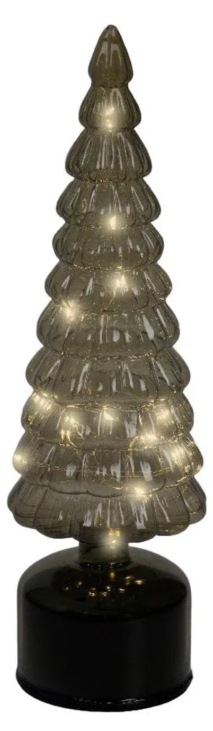 Arbre Micro LED design bicolore vert blanc 34 cm pour intérieur - 2