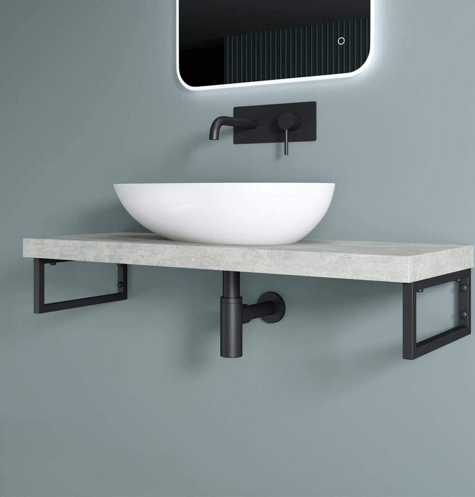 doporro 1 Pièce Équerre de Fixation Plan de Toilette Image du produit 