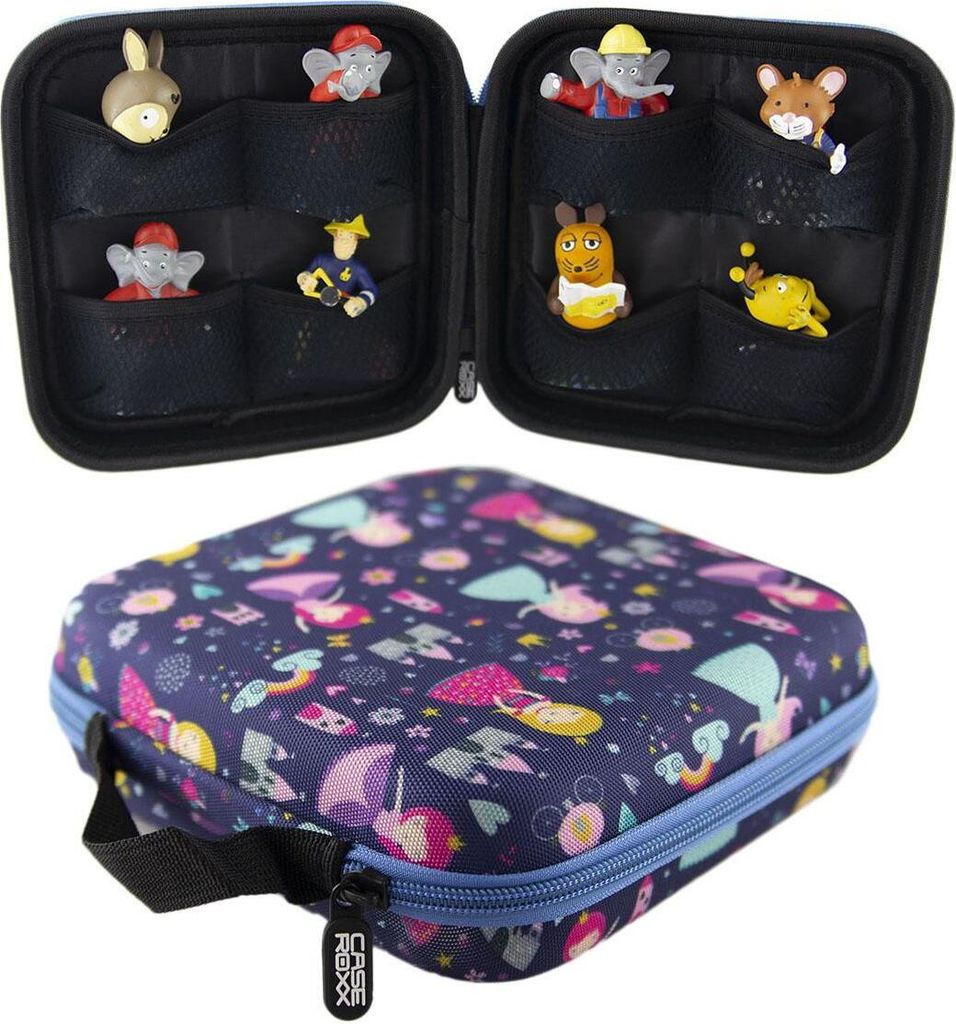 caseroxx Transporttasche für Tonie Figuren, Transport Aufbewahrung Etui Hülle Schutz
