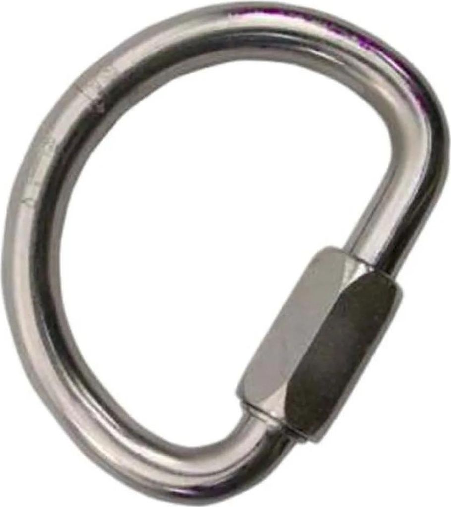 Kong Italy D Quick Link Karabinerhaken Silber Silber One Size