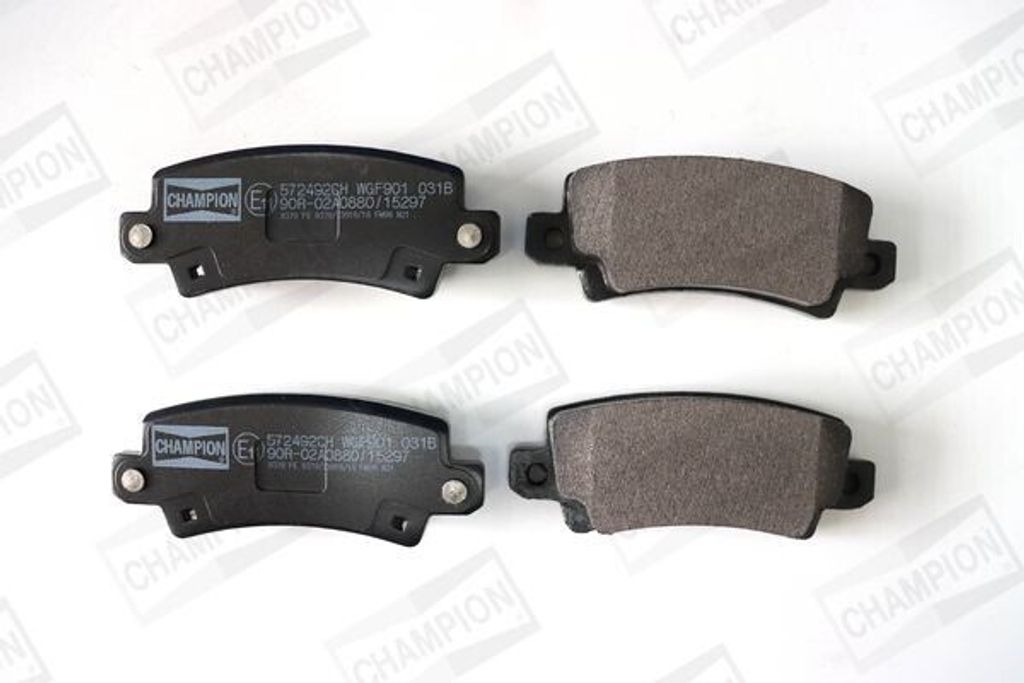CHAMPION Bremsbeläge Satz Hinten Bremsklötze für TOYOTA COROLLA (ZZE12, NDE12, ZDE12) 572492CH