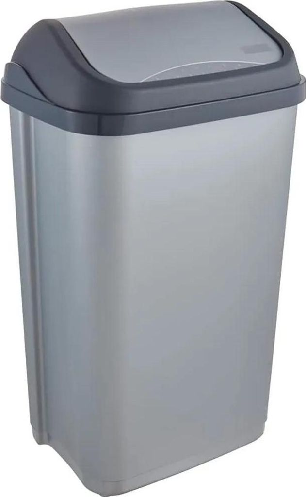keeeper poubelle "swantje", 50 litres, argent / anthracite Image du produit 