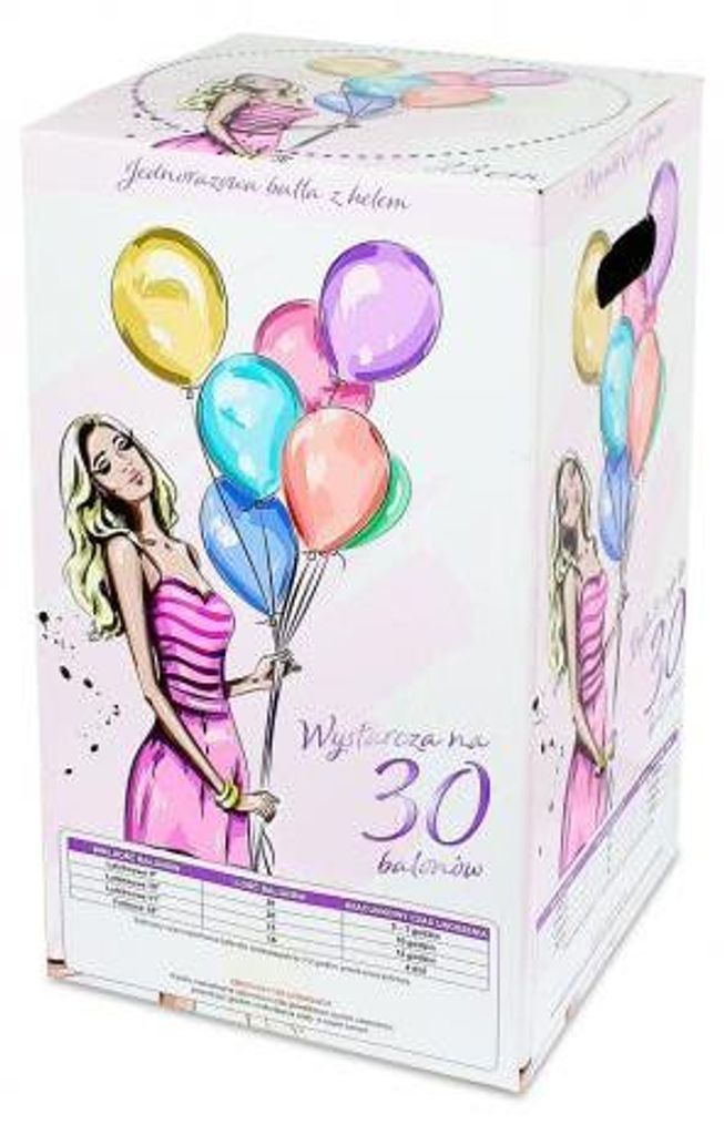Gaz pour ballons à l'hélium pour 30 ballons Image du produit 