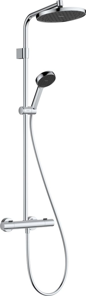 hansgrohe Activera S Duschsystem 240, 1 Strahlart, EcoSmart, mit Ecostat Fine Varia, 28078000