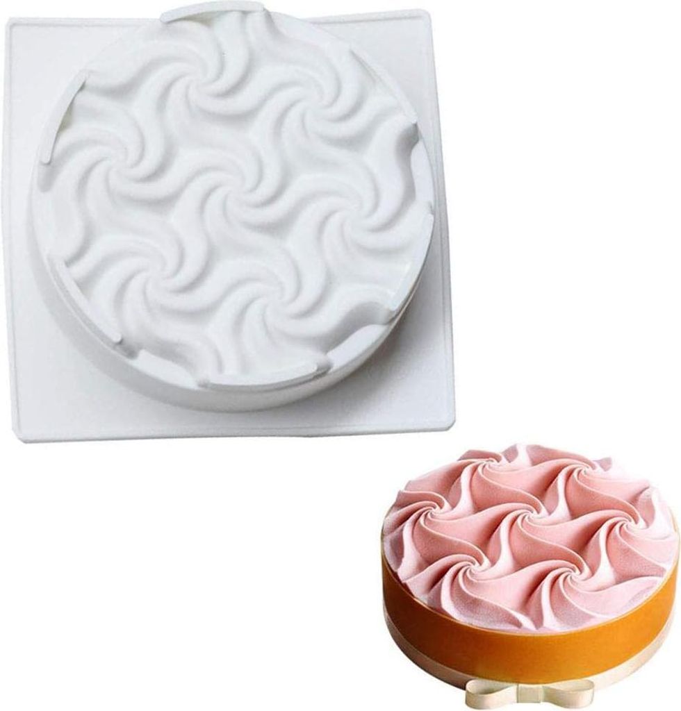 Mousse-Cakeform Silikon Backform/Muffinform für Muffins, Cupcakes, Kuchen, Pudding, Eiswürfel und Gelee, Brotbackform 3D-Backformen DIY Formen (S...