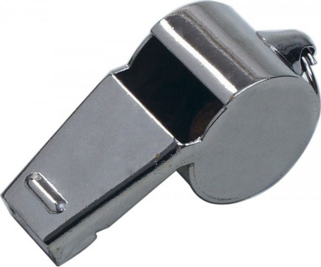 Sportliche Metallpfeife - Silber Produktbild 1
