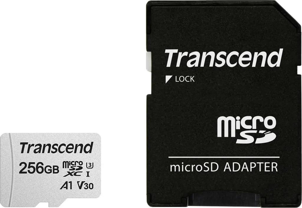 Plus de stockage avec la carte micro SD 256 Go Transcend - Fini les bugs