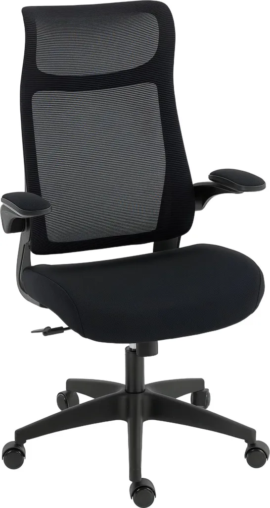 Chaise bureau ergonomique HOMCOM avec accoudoirs 3D et soutien lombaire