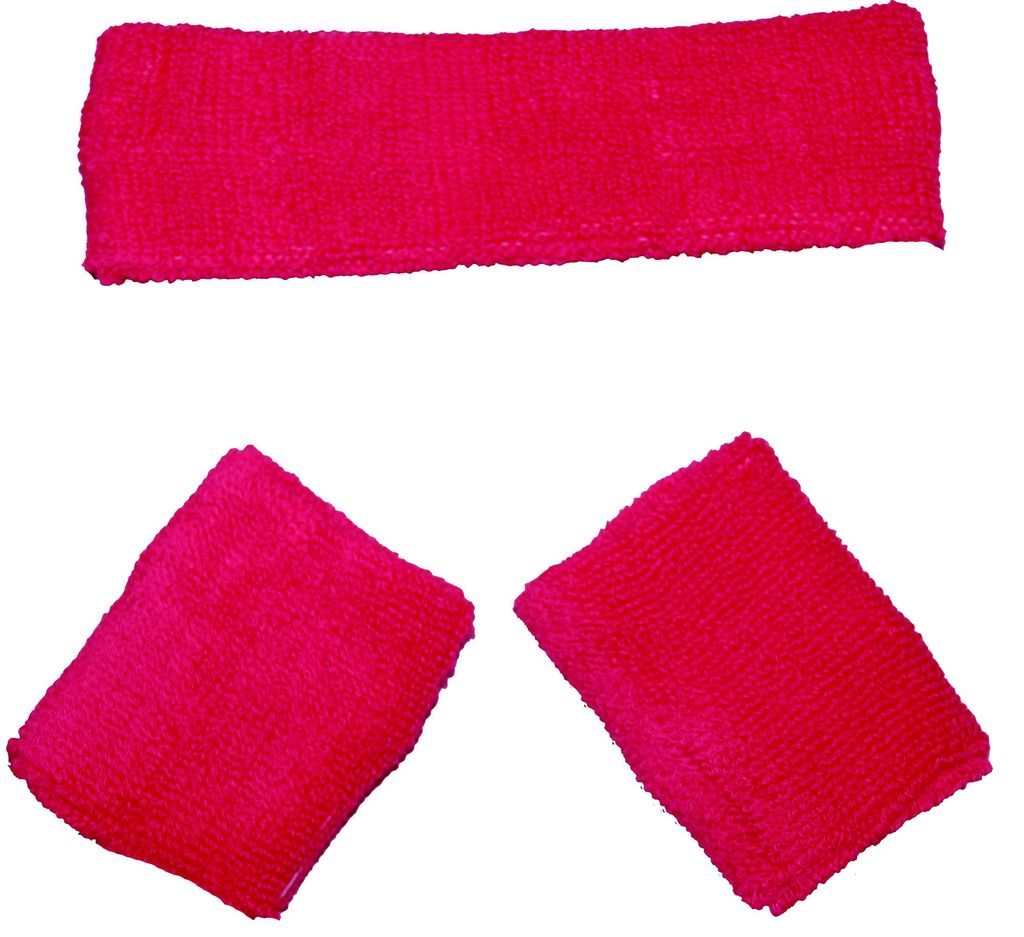 rosa / hummer Schweißbänder Set Produktbild 