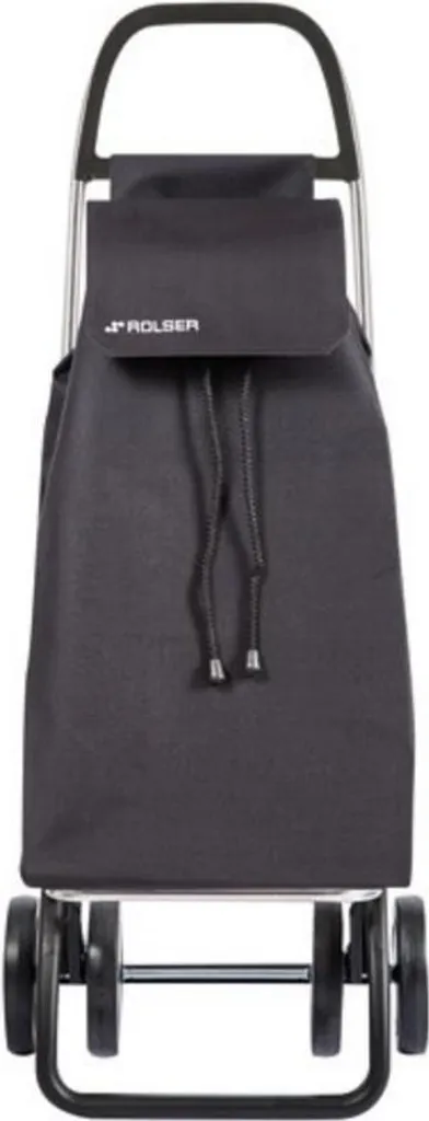 Poussette de marché 4 roues Rolser : soulagez votre dos Noir SAQ056