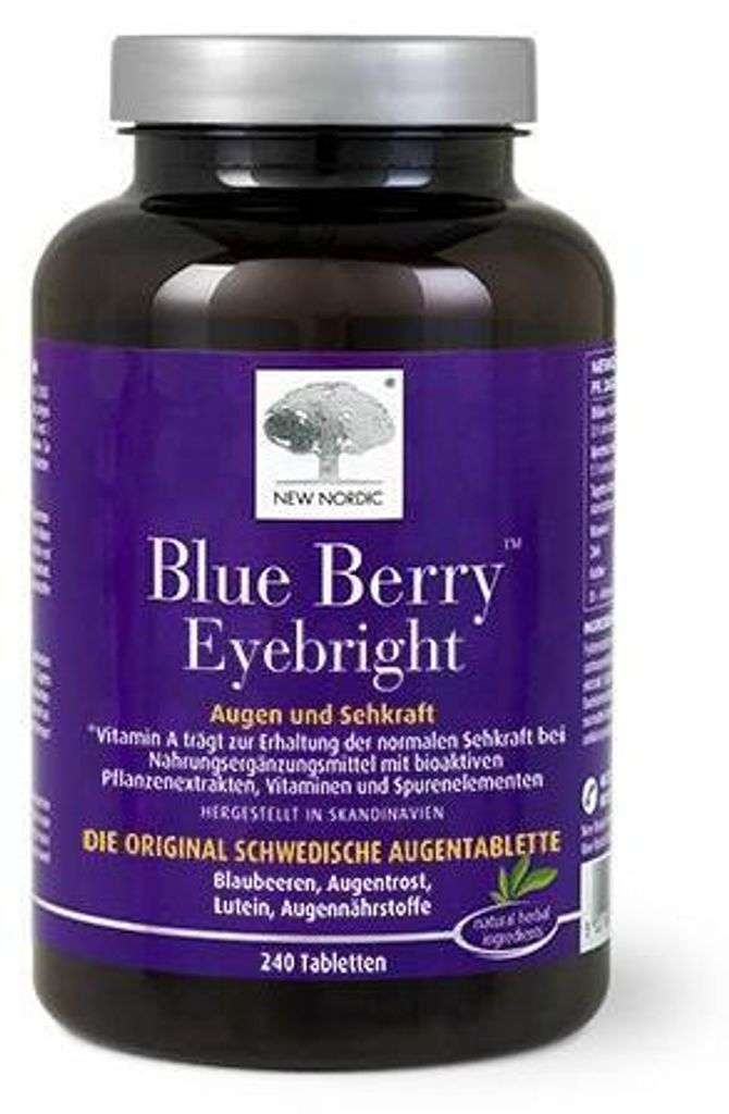 Blue Berry Eyebright Tabletten 240 St Produktbild 