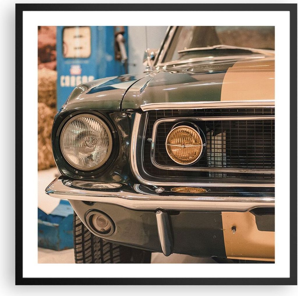 Gerahmtes Poster - Schwarzer Rahmen - Abdeckung Ford Produktbild 