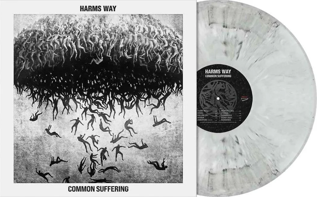 Vinyle Harms Way Common Suffering Album Hardcore LP Edition Marbrée Rare