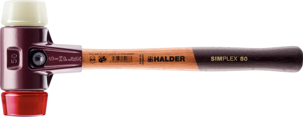 Martello Halder SIMPLEX 40mm Nylon/Plastica | Alloggiamento Alluminio