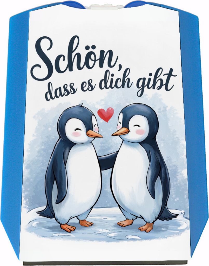 Pinguine mit Herz Parkscheibe - Schön, dass es dich gibt