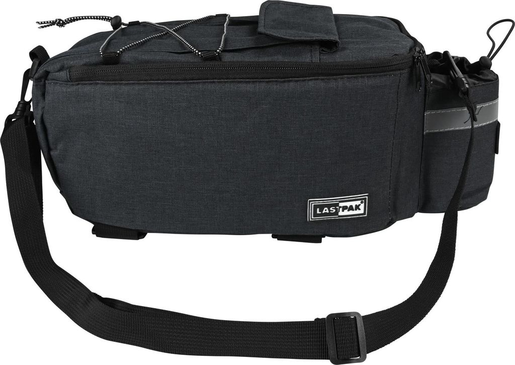 Lastpak Fahrrad-Kühltasche dunkelgrau 38x15,5x16 cm