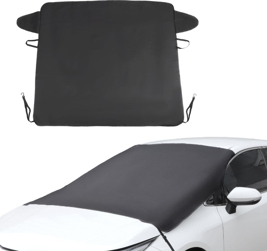 Autodecke Frontscheibe Für Sedan/Hatchback Für SUV Oxford Stoff 55.91 Zoll Outdoor Wasserdichter Schutzbezug Schwarz