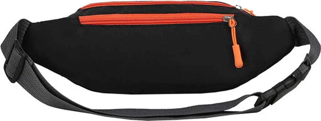 Marsupio Sportivo INF Nero Multifunzione - Ideale Fitness e Outdoor - 5
