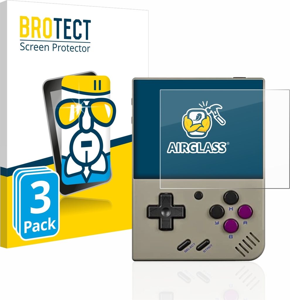3x BROTECT Schutzglas für Miyoo Mini Plus Schutzfolie Produktbild 