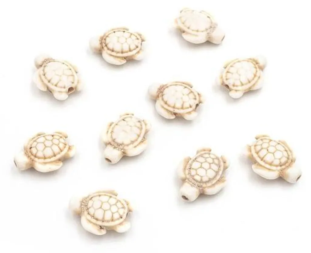 Perles 17mm blanches robustes pour bijoux durables effet tourmaline